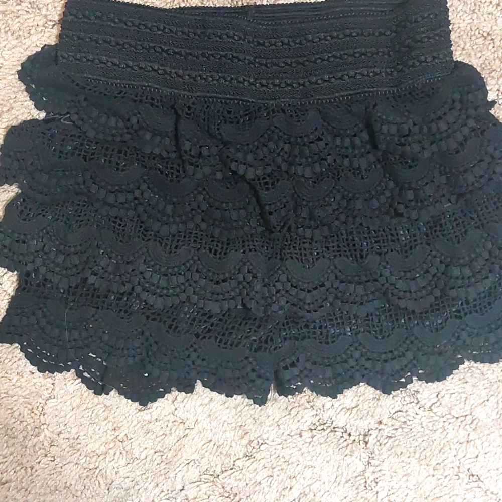 Women's black shorts